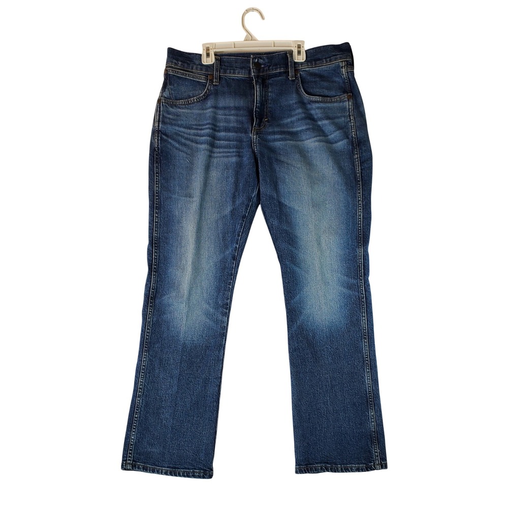 Wrangler Retro Slim Boot Jeans Mens 34x30 Medium Wash Denim 112353227